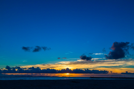 海上夕阳美景