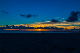 海上夕阳美景