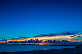 海上夕阳美景