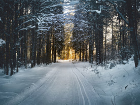雪景与阳光
