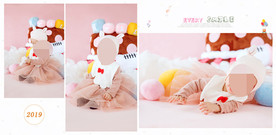 宝宝幼儿儿童生日照相册模板