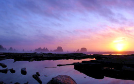 大气唯美夕阳风景