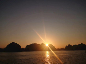 越南风景 日落