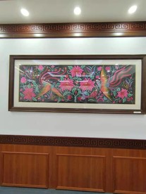 展厅刺绣彝绣