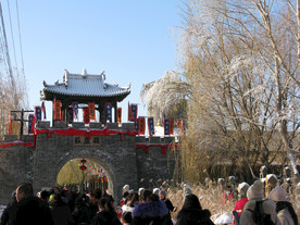 葫芦古镇  雪景   风景