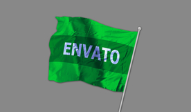 旗帜贴图效果样机