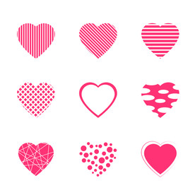 爱心 心形图案