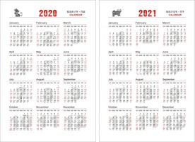 2020 2021年历