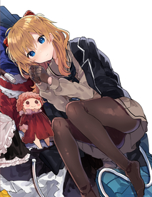 彩色人物插画动漫背景