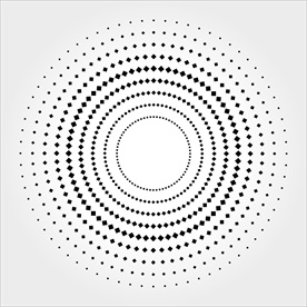 半色调圆形底纹