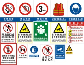 警示牌