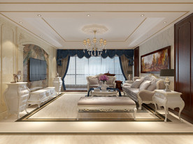 欧式轻奢家装效果图
