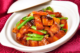 豆角红烧肉