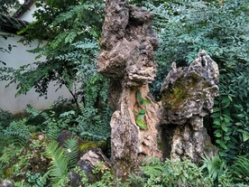 石头假山 石头肌理 纹理