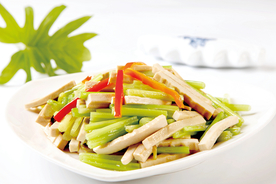 香芹炒豆干