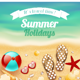 夏日海滩图案设计