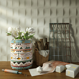 C4D室内装饰场景建模