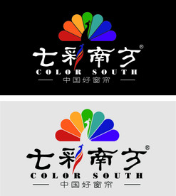 七彩南方窗帘LOGO