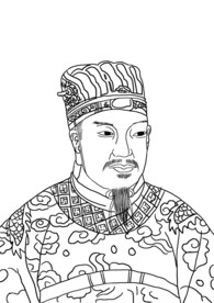 汉桓帝刘志画像