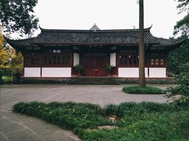 杜甫草堂 仰止堂 仿古建筑