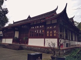 杜甫草堂 仰止堂 仿古建筑
