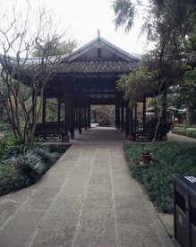 杜甫草堂 仿古建筑 园林景观