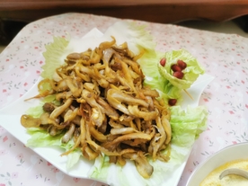 干炸蘑菇