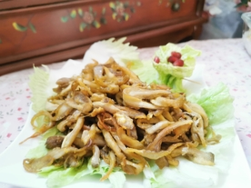 干炸蘑菇