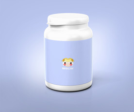 保健品瓶样机