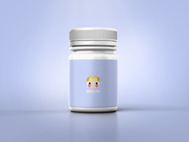 保健品瓶样机