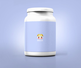 保健品瓶样机