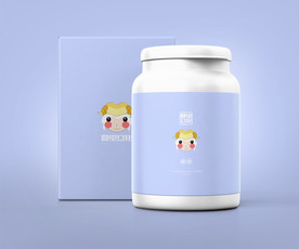 保健品瓶样机