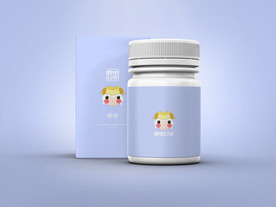 保健品瓶样机