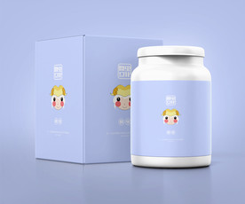 保健品瓶样机