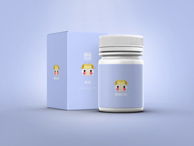保健品瓶样机