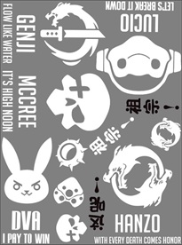 时尚 贴画