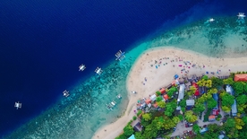 大海沙滩海水风景度假