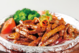 铁板黑椒牛柳