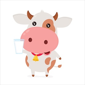 卡通奶牛