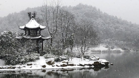 公园冬景