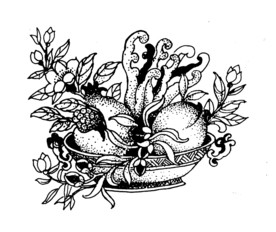 福寿三多 中国元素