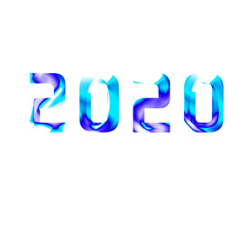 艺术字  2020  新年