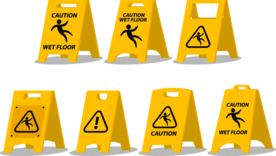 各种风格警示牌