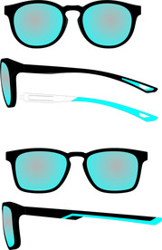 太阳眼镜矢量图