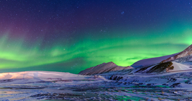 北极光美景素材