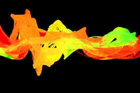 炫彩多彩几何线条