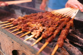 竹签烤肉