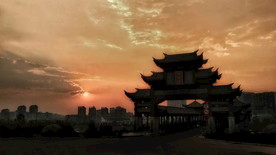 廊桥夕照