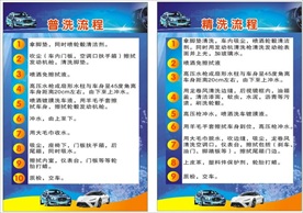洗车流程
