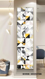 几何竖版装饰画